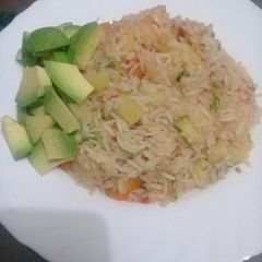 A picture of Vegetable rice.