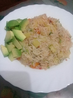 A picture of Vegetable rice.