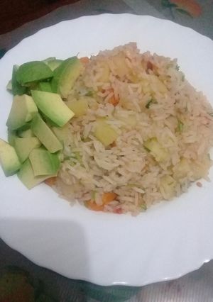 A picture of Vegetable rice.
