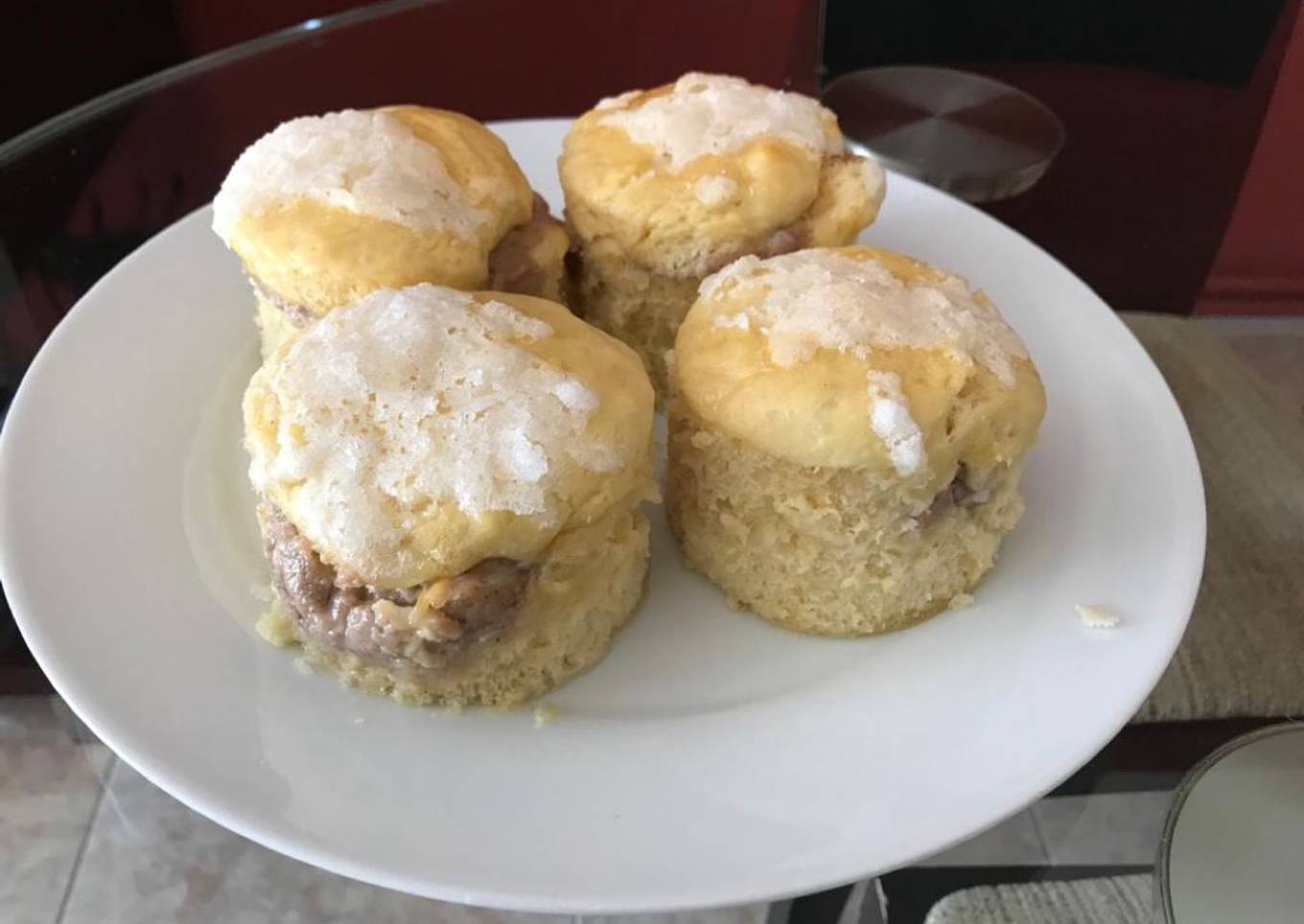 Muffin con masa de coca