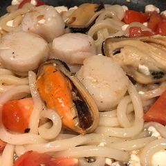 A picture of Simple Healthy Seafood Noodles.