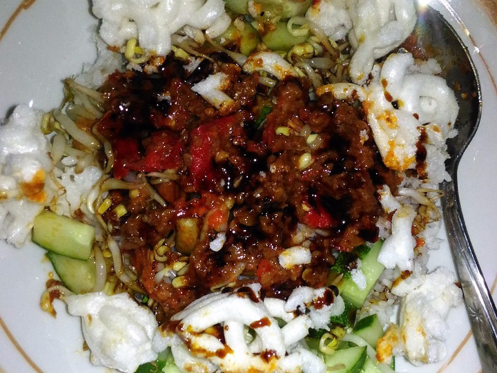 Standar Resep bikin Nasi Lengko  gurih