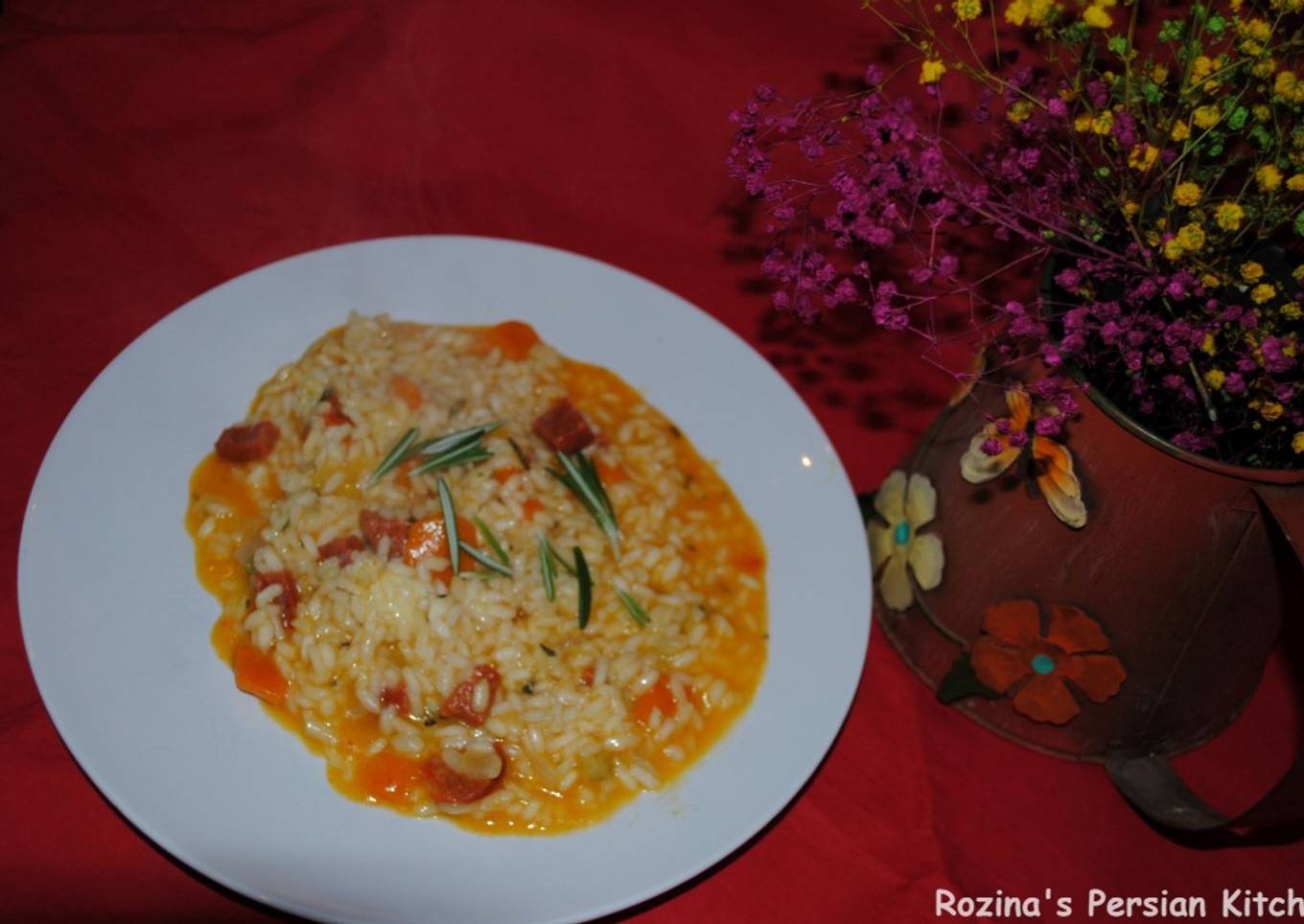 Pumpkin risotto