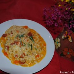 A picture of Pumpkin risotto.