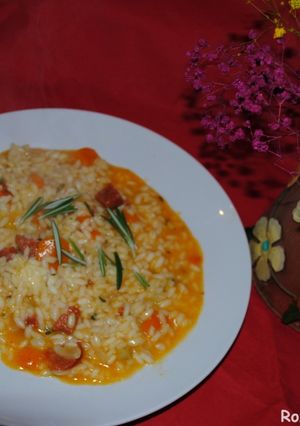 A picture of Pumpkin risotto.