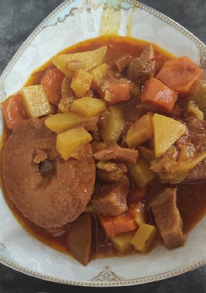 عکسی از دستور خورشت به یا تاس کباب