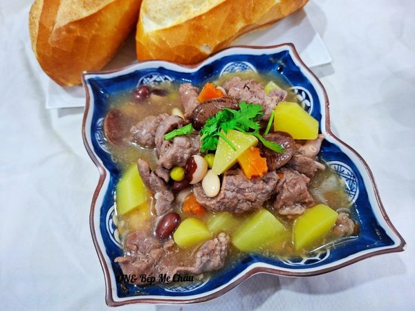 Bò Nấu Đậu Thập Cẩm