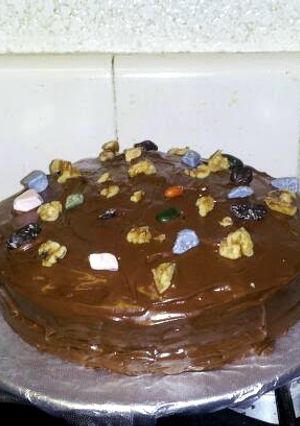 A picture of Teri's Chocolate Crack Cake.
