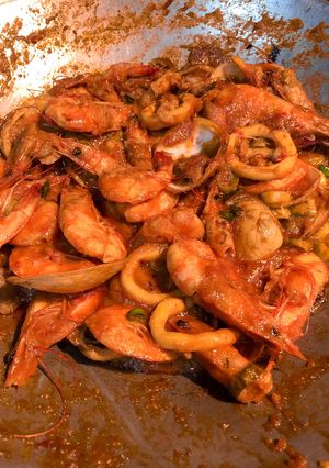 Foto resep Seafood saus padang
