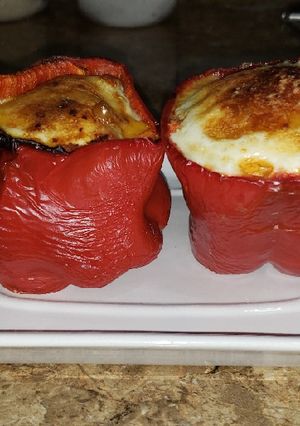 Una foto de Pimientos rellenos