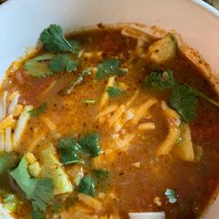 A picture of Tortilla Soup.