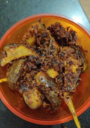 A picture of Masala Baingan.