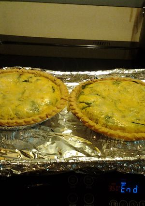 A picture of quiche.