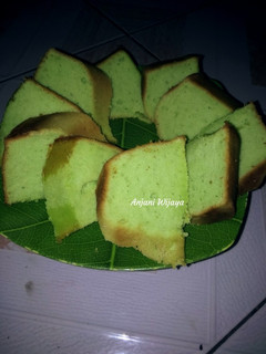 Foto resep Bolu tape pandan putih telur