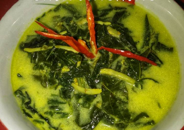 Resep Gulai Daun Singkong ala rumahan, Enak