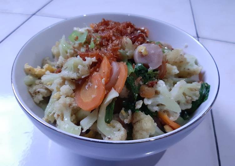 Orak Arik Kembang Kol Favorit Suami