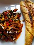 Oven Roasted Ripe Plantain with Ugba Sauce