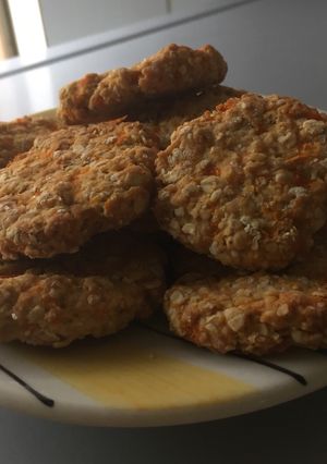 Una foto de Galletas de avena con zanahoria