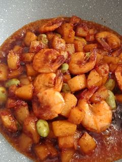 Foto resep Sambal Goreng Kentang Udang Petai