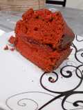 Bolo red velvet com recheio especial de morango