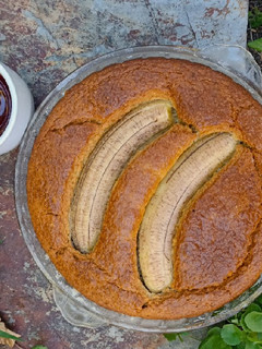 Una foto de Pan de plátano
