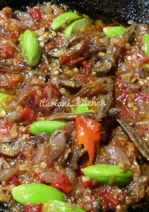 Foto resep Sambel Teri Pete