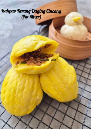 Foto resep Bakpao Kerang Daging Cincang (No Mixer)