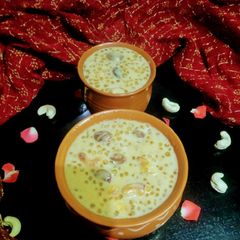 A picture of Sabudana kheer.