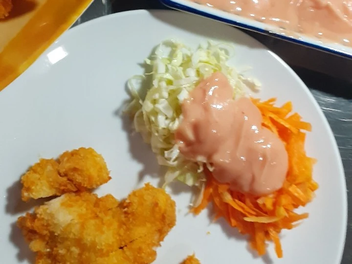 Langkah Mudah untuk Membuat Resep  Salad ala HokBen simple yang Sempurna, Sempurna