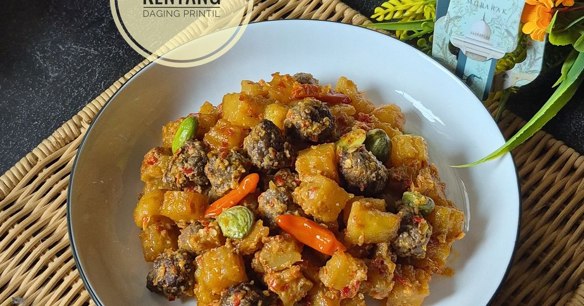 Sambel Goreng Kentang Daging Printil