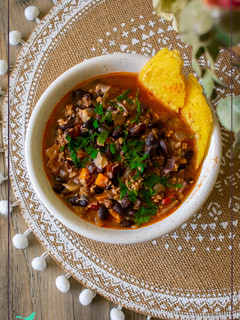 Una foto de Chili con carne
