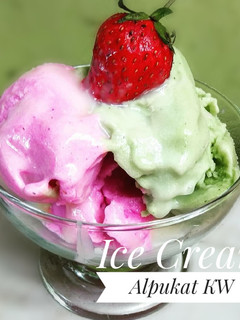 Foto resep Ice Cream Alpukat KW