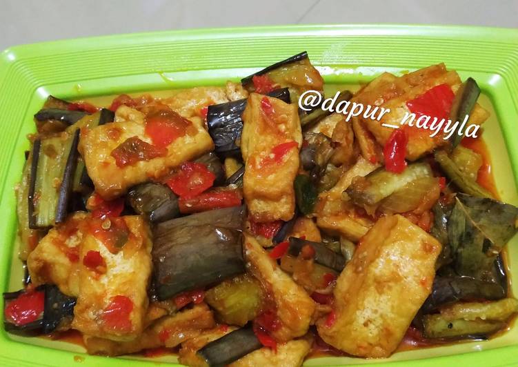 Terong+tahu balado ulek kasar