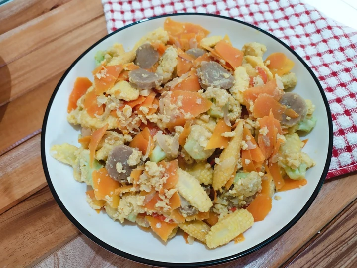 Langkah Gampang Membuat Resep Capcay Sayur Bakso Kering yang  Bikin Ketagihan Anti Ribet, Bisa Manjain Lidah