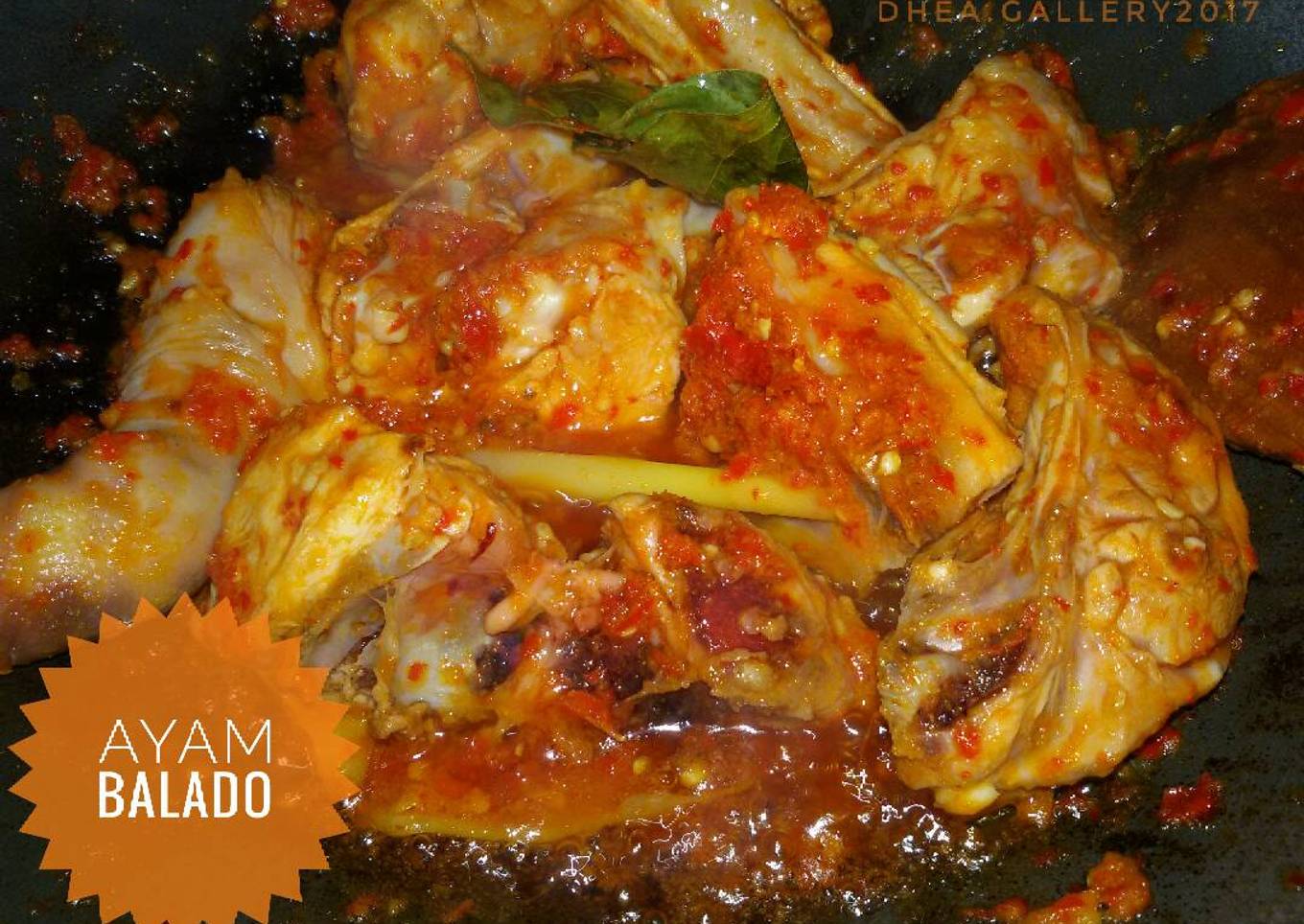 Bagaimana Membuat Ayam balado basah, Enak Banget