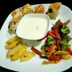चीज़ फ़ॉन्ड्यू (cheese fondue recipe in Hindi)-レシピのメイン写真