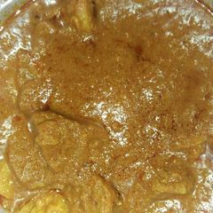 A picture of Soya chap ki sabji.
