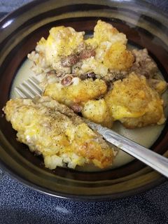 A picture of Tater Tot Casserole.