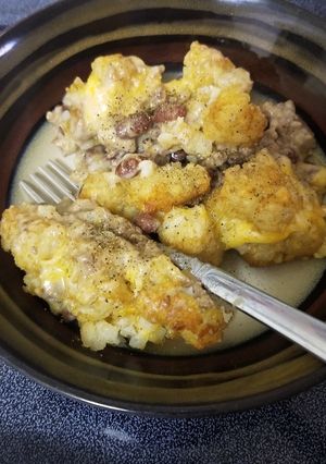 A picture of Tater Tot Casserole.