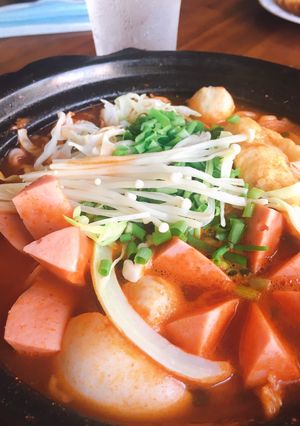 Hình của món Mỳ cay hàn quốc.