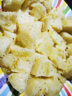 Una foto de Patata asada en el micro gluten free