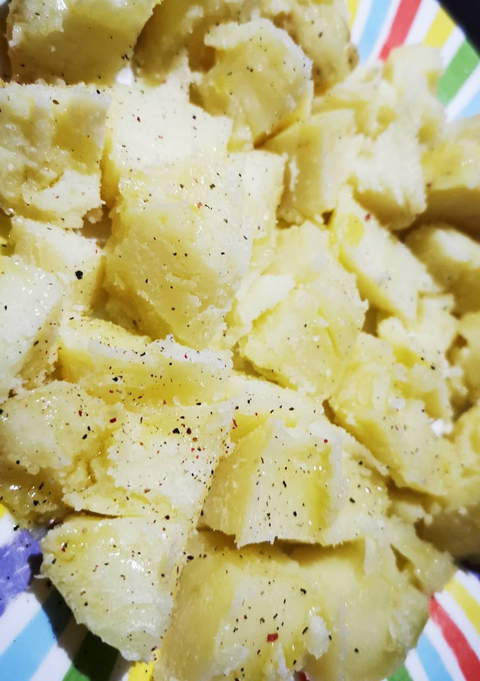 Una foto de Patata asada en el micro gluten free