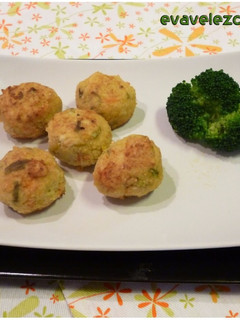 Una foto de Albóndigas de mijo con verduras