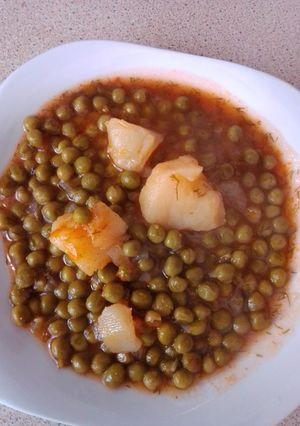 Φωτογραφία της συνταγής Λαδερός αρακάς 🍲🍲🍲
