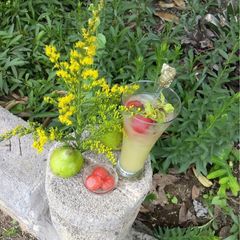 A picture of Watermelon pear punch.