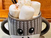 A picture of coffee with cinnamon