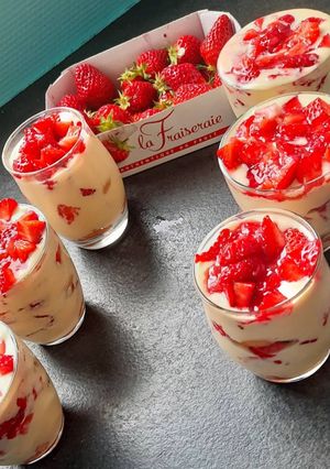 Une photo de Verrines Fraisie Delicious