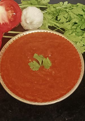 मोमोज चटनी (momos chutney recipe in Hindi) रेसिपी मुख्य फोटो