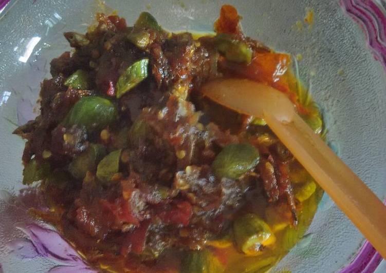 Resep sambal bajak &#39;ripe&#39; teripete, Lezat