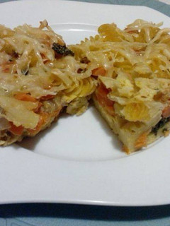 Sárgarépás csavart tészta recept fotója
